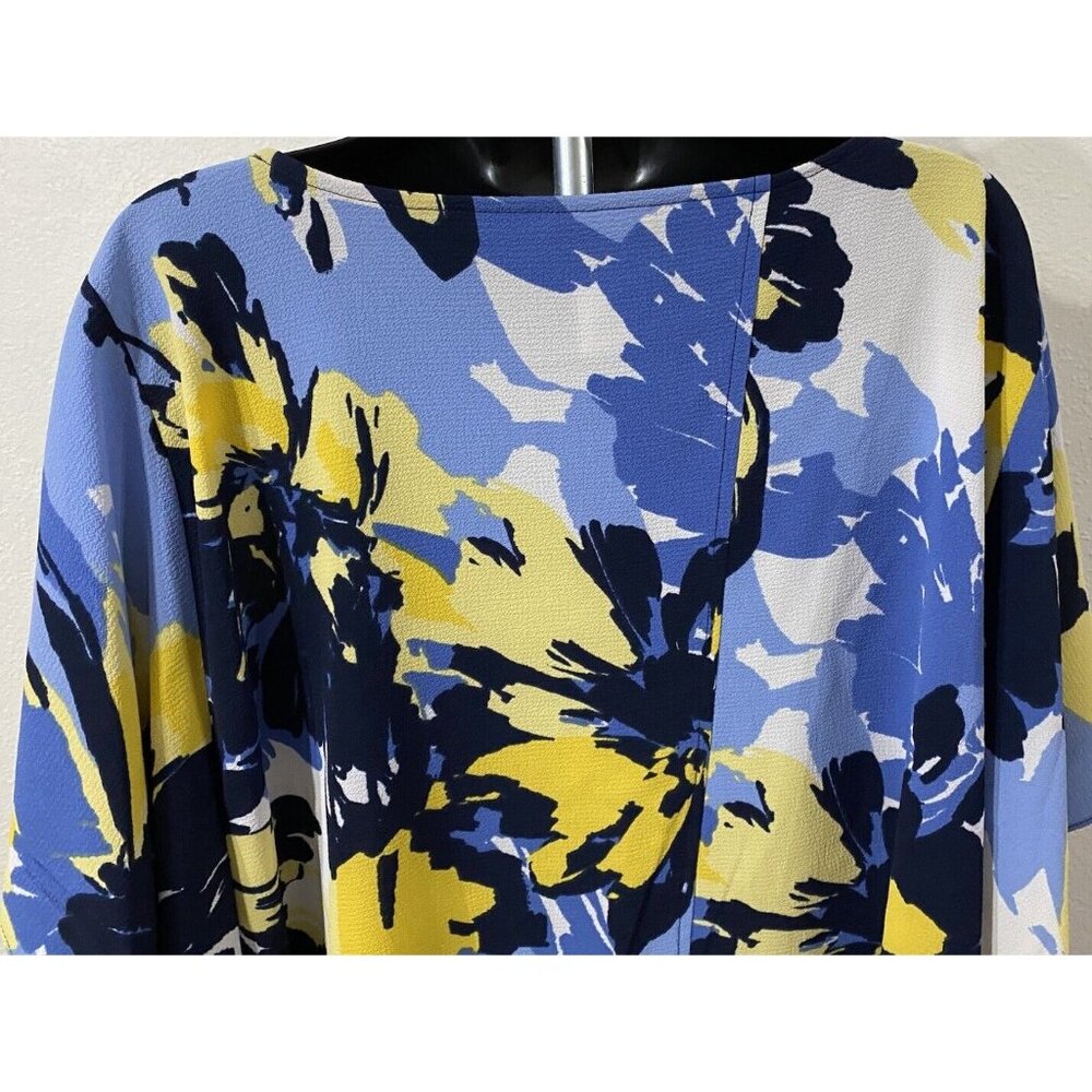Ruby Rd Blouse Womens Size Large Multicolor Abstract Design Tunic - Picture 6 of 7